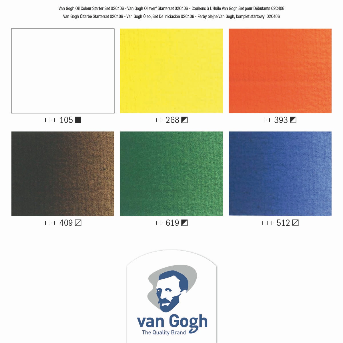 Краски масляные наборы Van Gogh