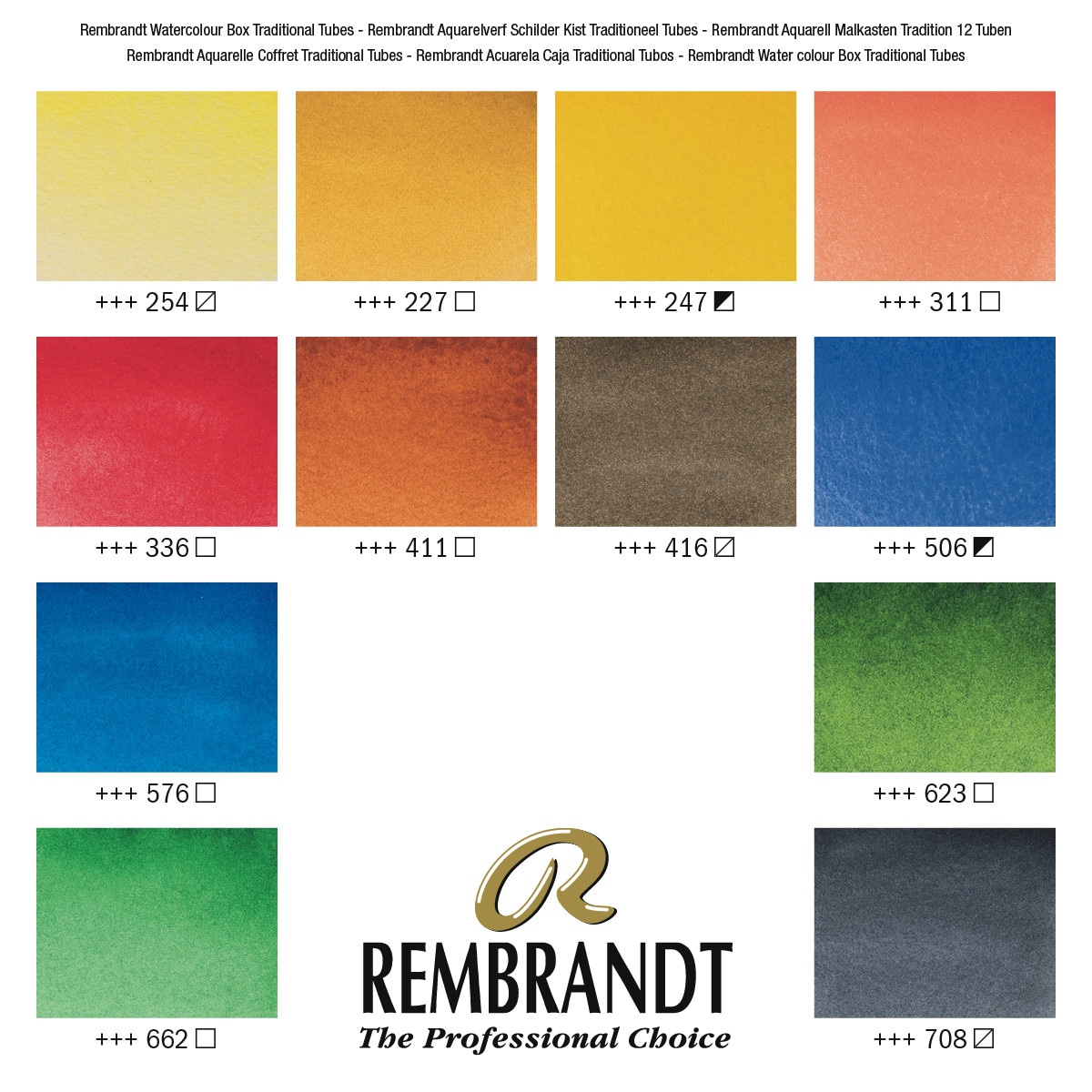 Краски акварельные наборы Rembrandt