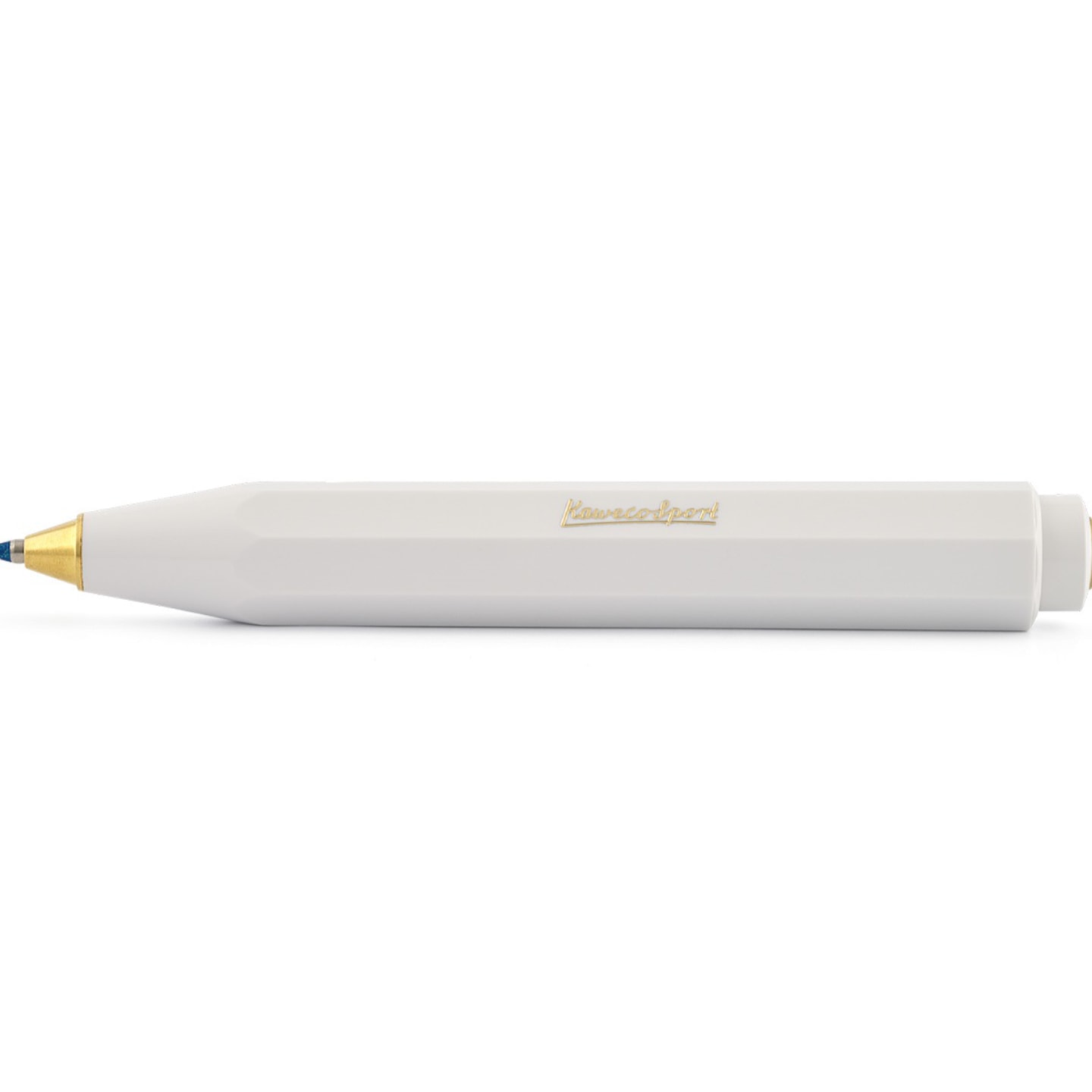 Ручка шариковая KAWECO Classic Sport 1мм белый корпус
