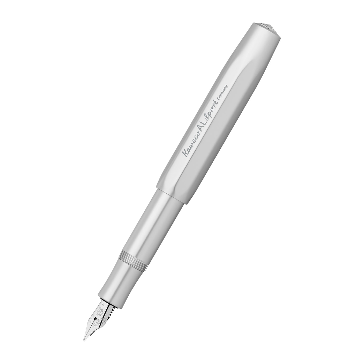 Ручка перьевая KAWECO AL Sport Серебристый 5 вариантов пера