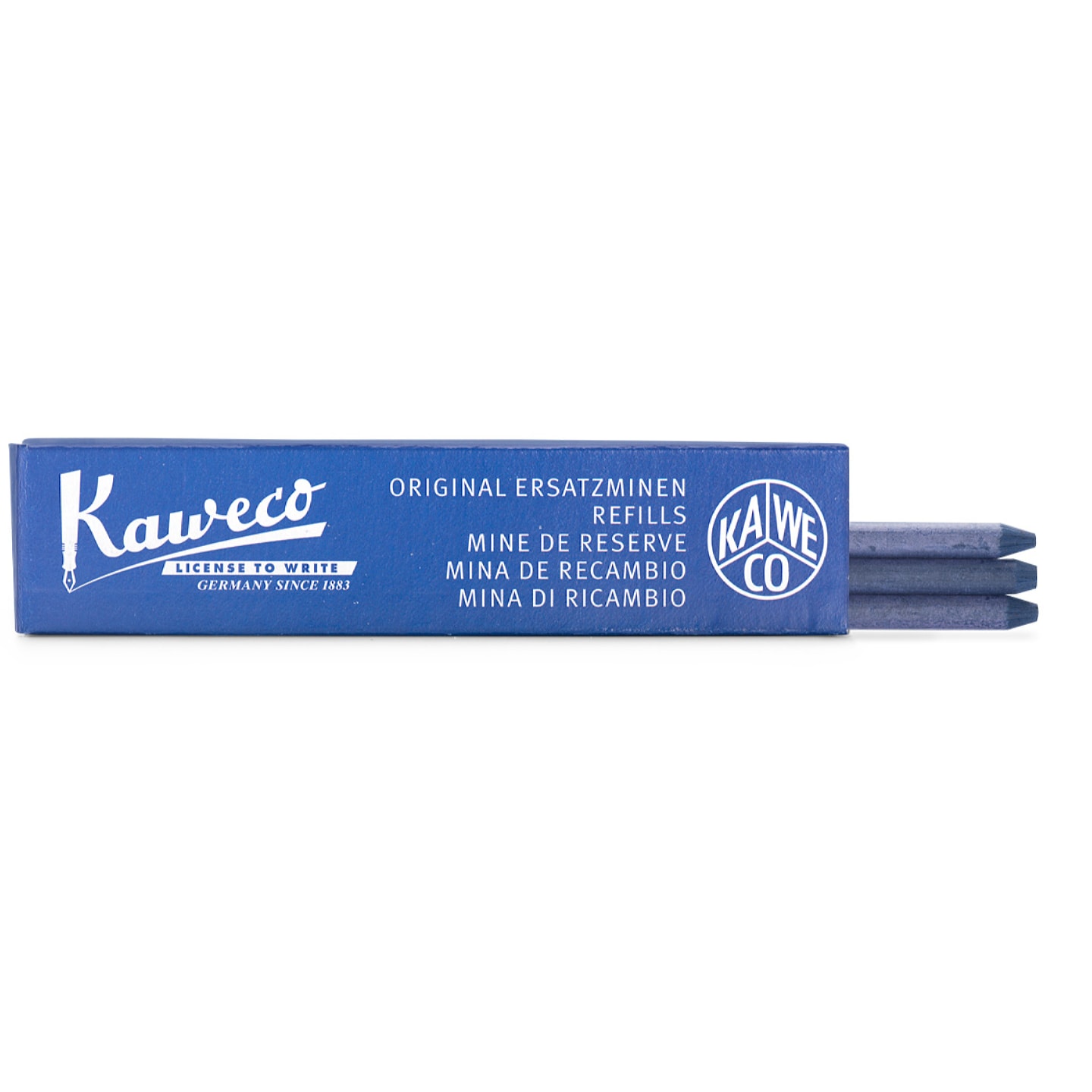 Набор грифелей для механических карандашей KAWECO 3шт 5.6мм синий