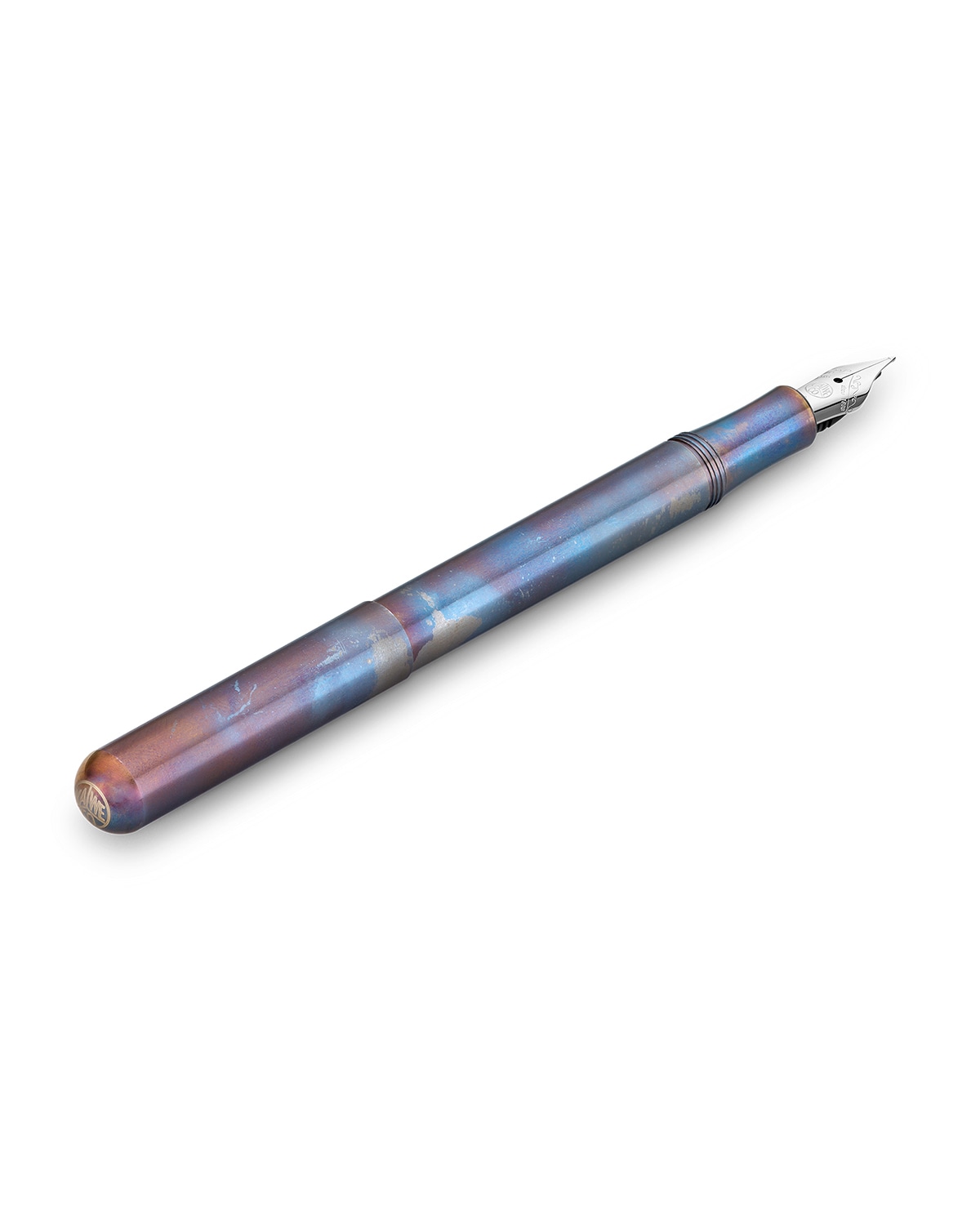 Ручка перьевая KAWECO LILIPUT Fireblue Перекаленный металл 2 варианта пера