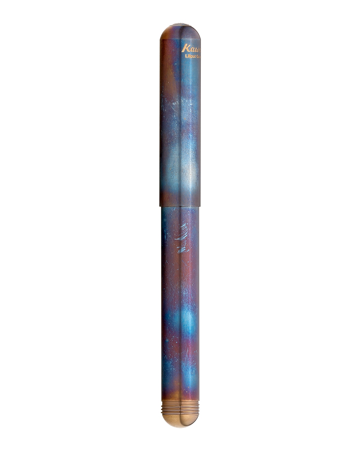 Ручка перьевая KAWECO LILIPUT Fireblue Перекаленный металл 2 варианта пера