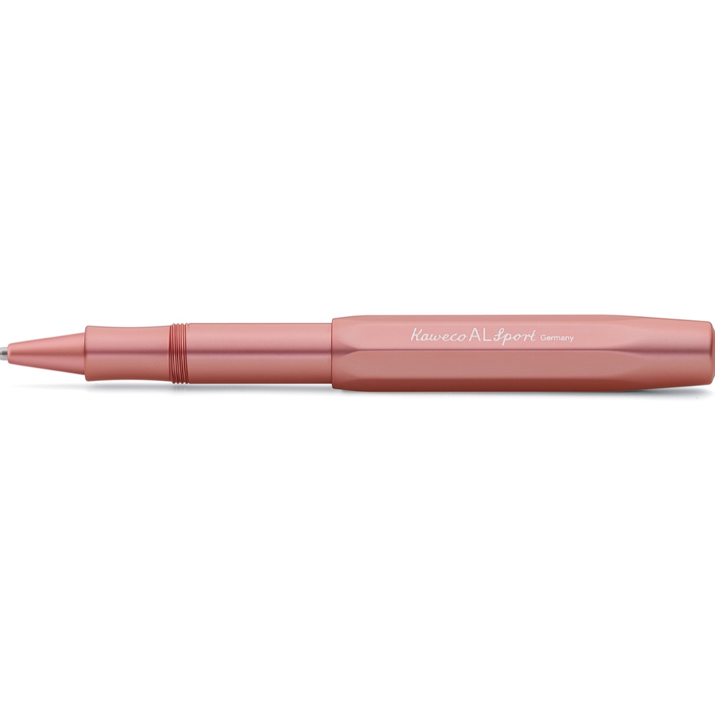 Ручка-роллер KAWECO AL Sport 0.7мм розовое золото