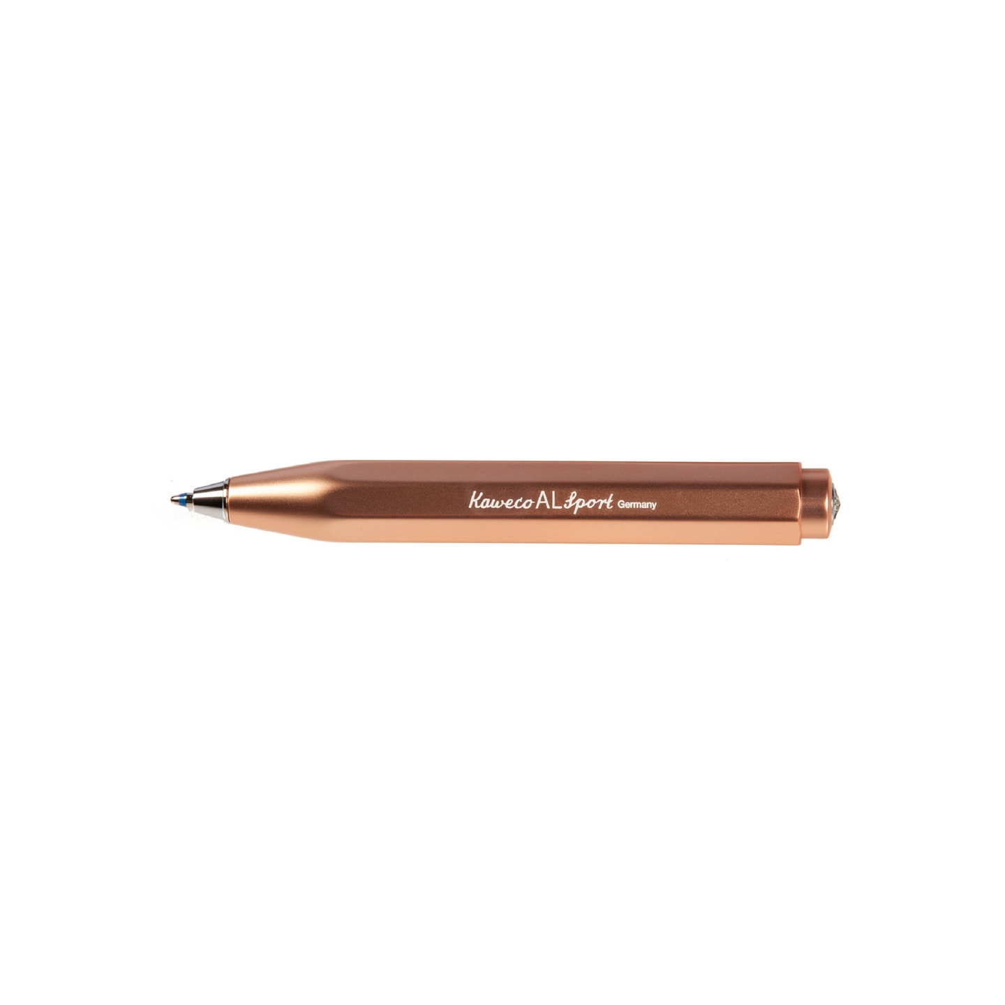 Ручка шариковая KAWECO AL Sport 1.0мм розовое золото