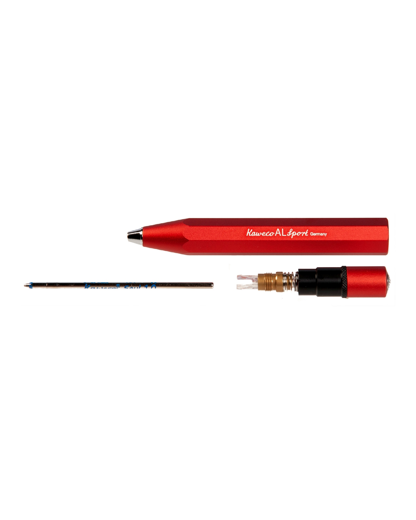 Ручка шариковая KAWECO AL Sport 1.0мм корпус красный