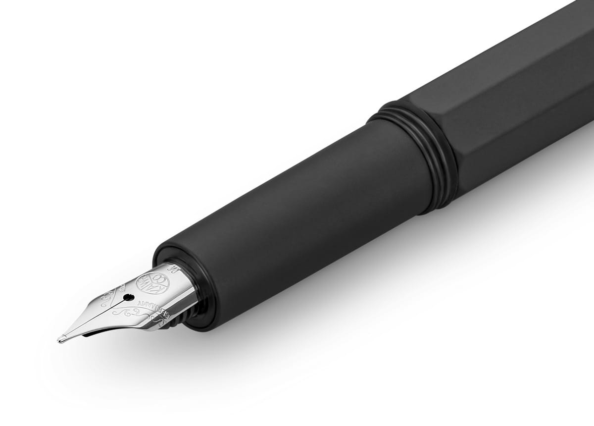Ручка перьевая KAWECO ORIGINAL Черный перо 060 3 варианта пера
