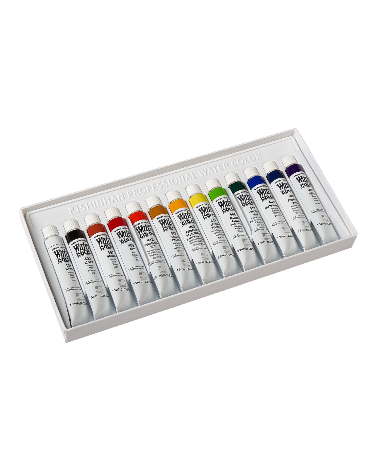 Набор акварельных красок Shinhan Professional 13 цв по 7.5мл в картонной упаковке