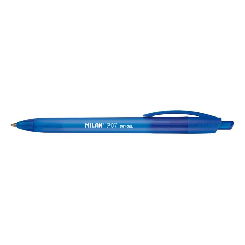 Ручка гелевая MILAN DRY-GEL пишущий узел 0.7мм чернила синие 25шт/упак 12 шт/упак
