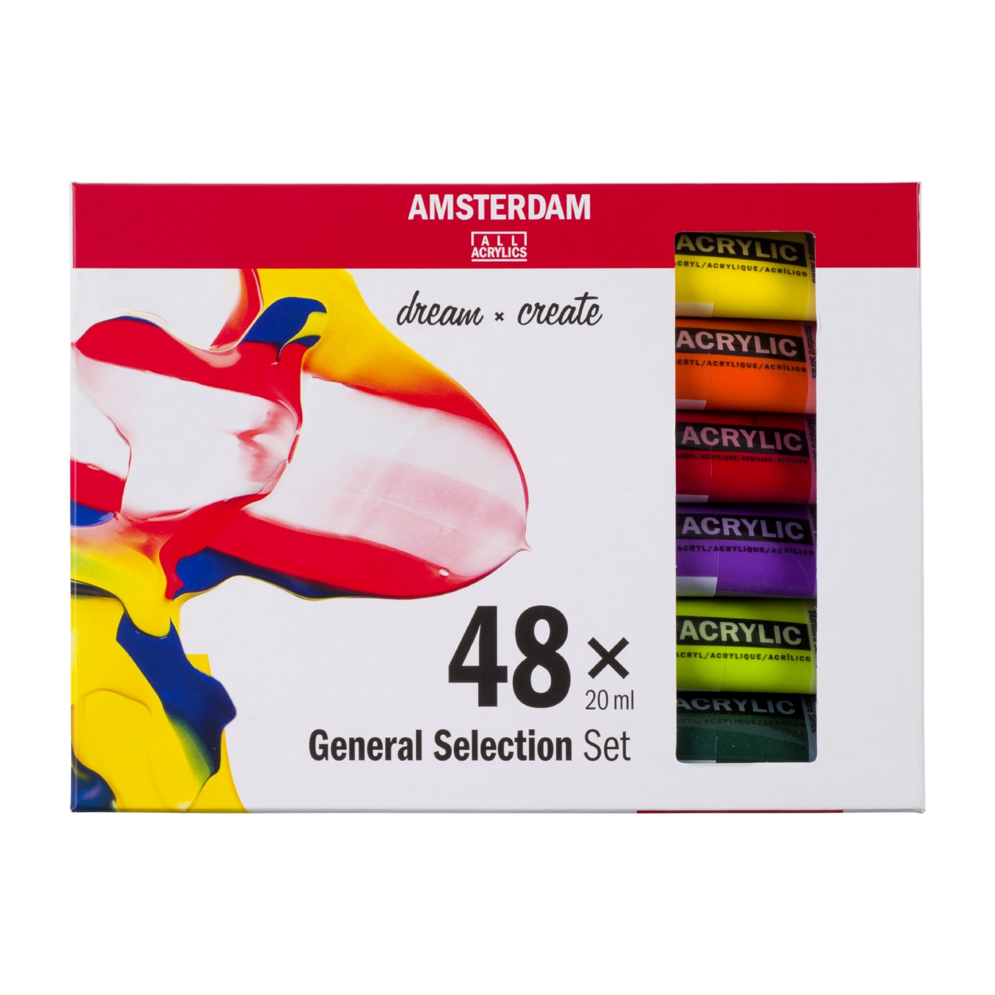 Набор акриловых красок Amsterdam Standart 48цв*20мл