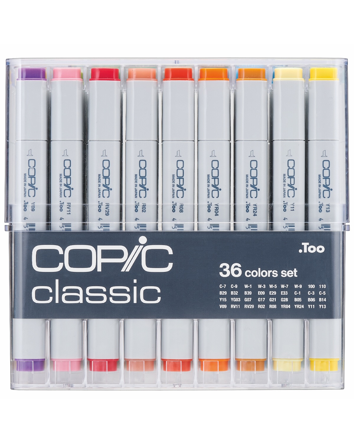 Набор маркеров Copic Classic базовые цвета 36цв