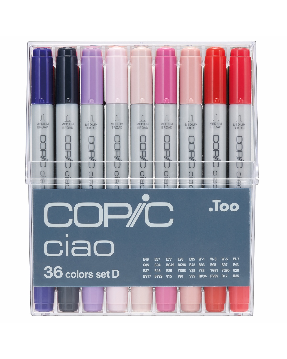 Набор маркеров Copic Ciao цвета D 36цв