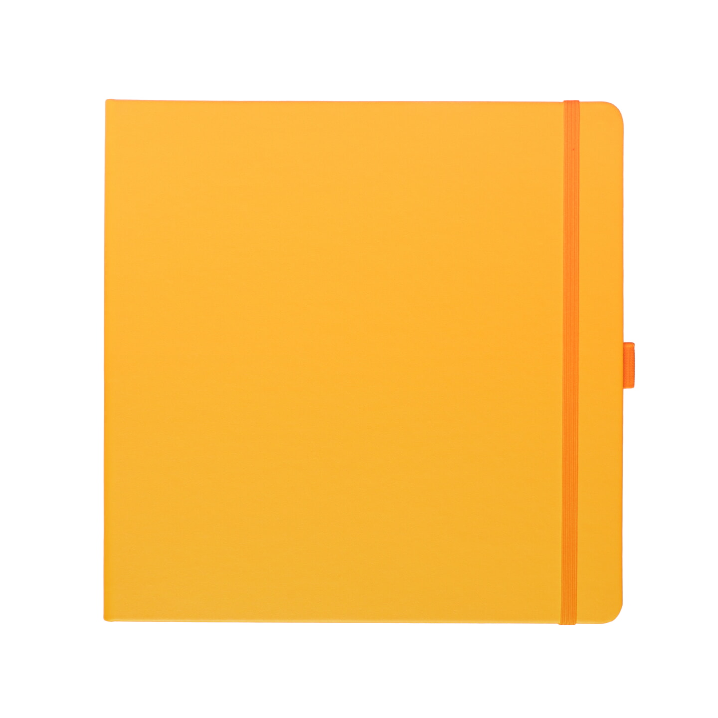 Блокнот для зарисовок Sketchmarker 140г/кв.м 20*20cм 80л твердая обложка Оранжевый
