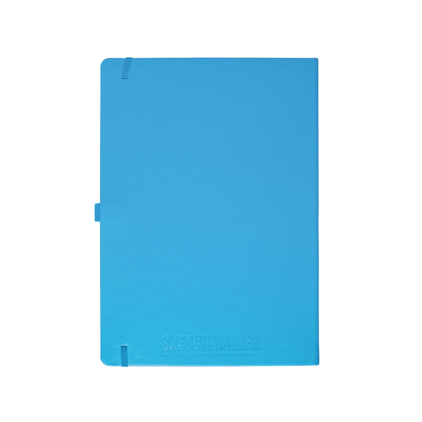 Блокнот для зарисовок Sketchmarker 140г/кв.м 21*29.7см 80л твердая обложка Синий Карибский