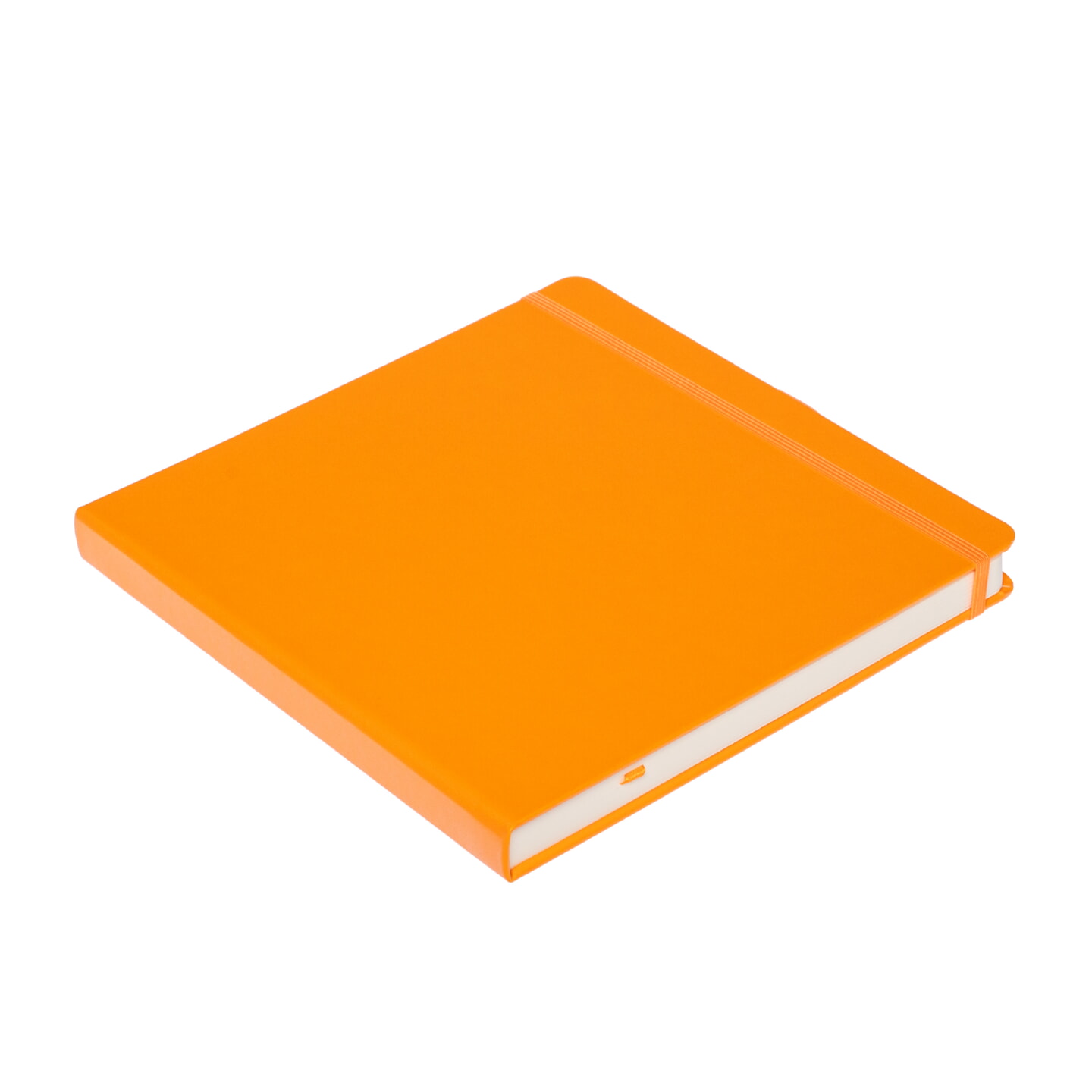 Блокнот для зарисовок Sketchmarker 140г/кв.м 20*20cм 80л твердая обложка Неоновый апельсин
