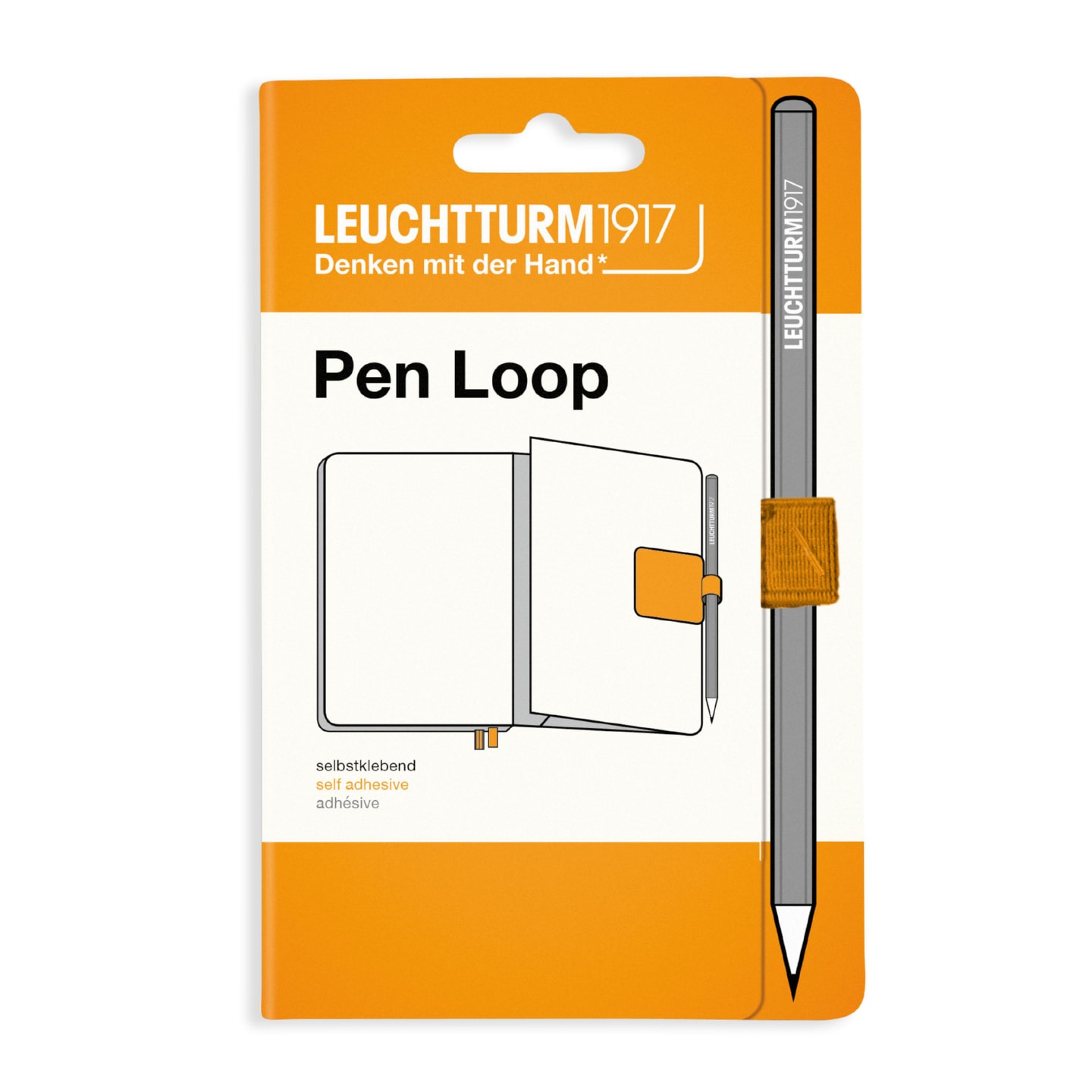 Петля самоклеящаяся Pen Loop для ручек на блокноты Leuchtturm1917 цвет Восходящее солнце