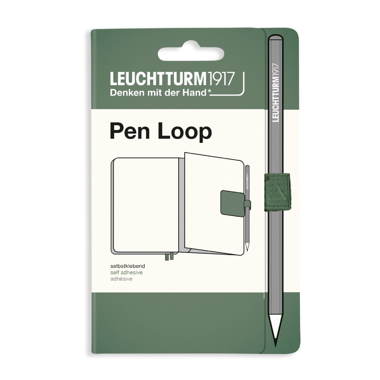 Петля для ручки Leuchtturm1917 серия Smooth Colours цвет: Оливковый