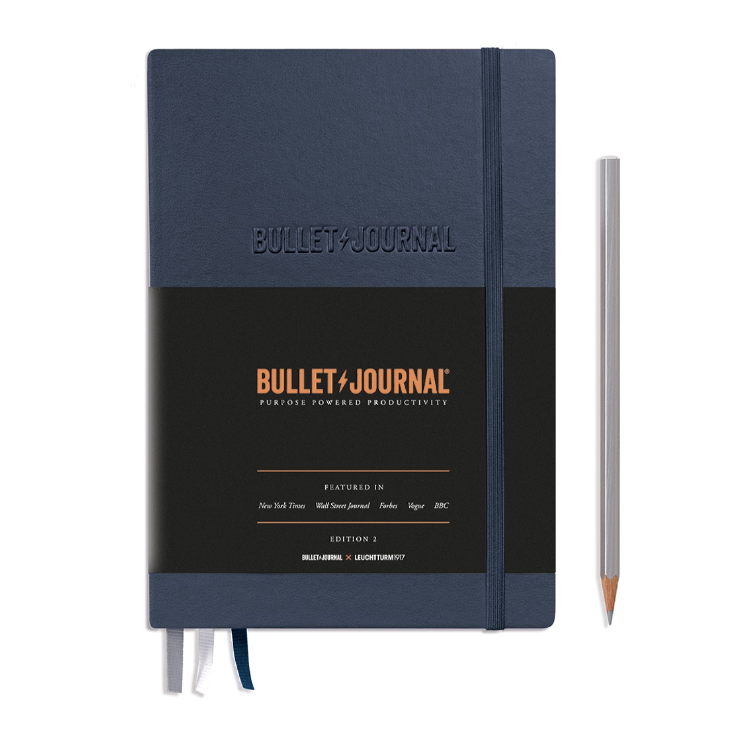 Блокнот Leuchtturm1917 Bullet Journal Edition 2 A5 103л в точку твердая обложка цвет Blue22