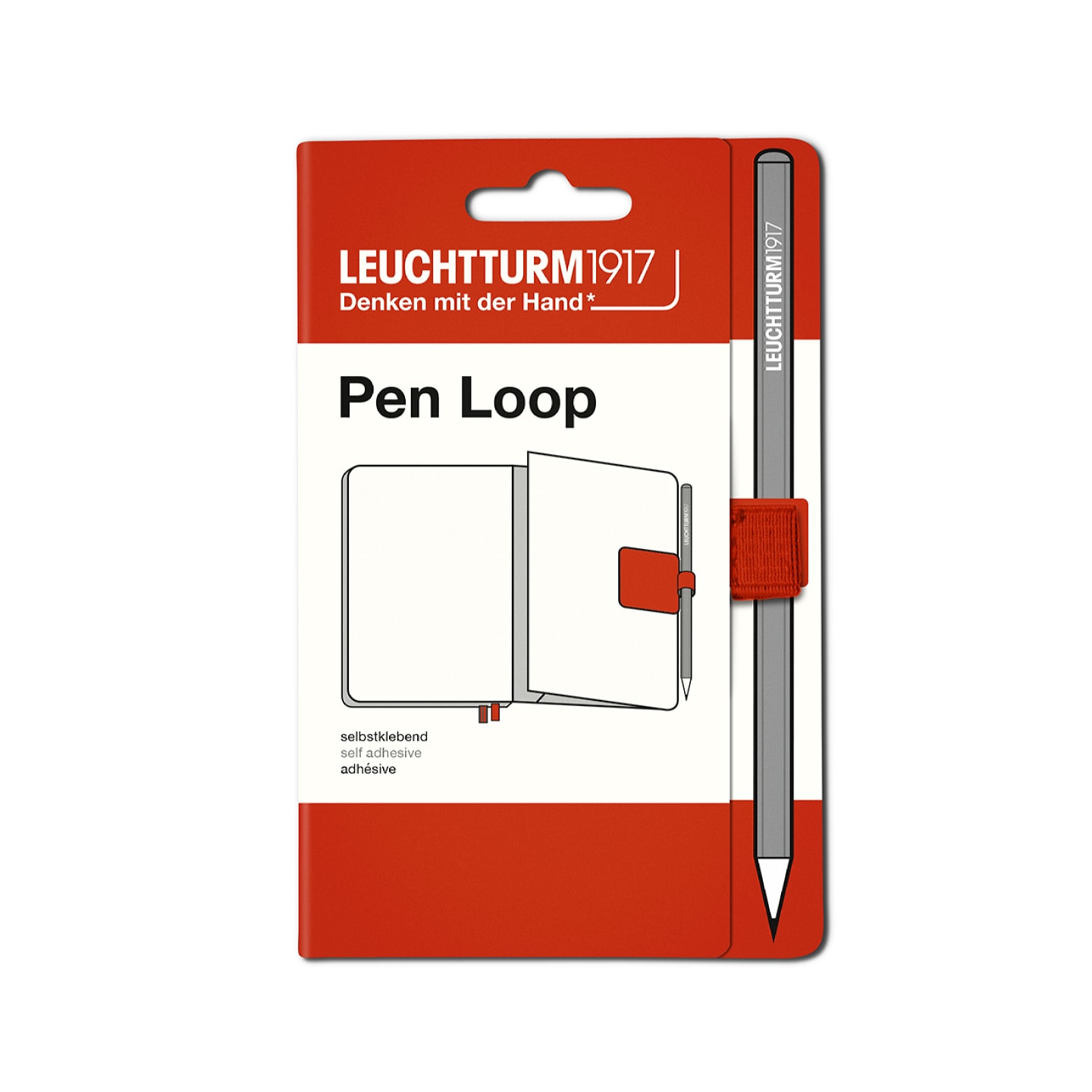 Петля самоклеящаяся Pen Loop для ручек на блокноты Leuchtturm1917 цвет Рыжий лис