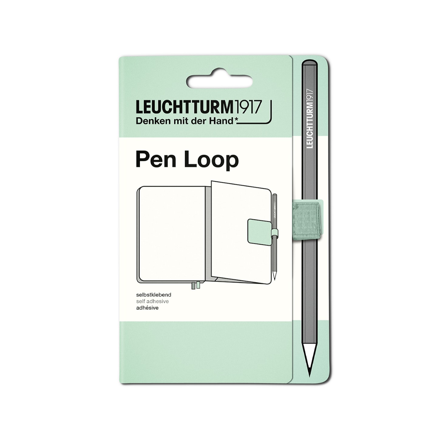 Петля самоклеящаяся Pen Loop для ручек на блокноты Leuchtturm1917 цвет Мятный