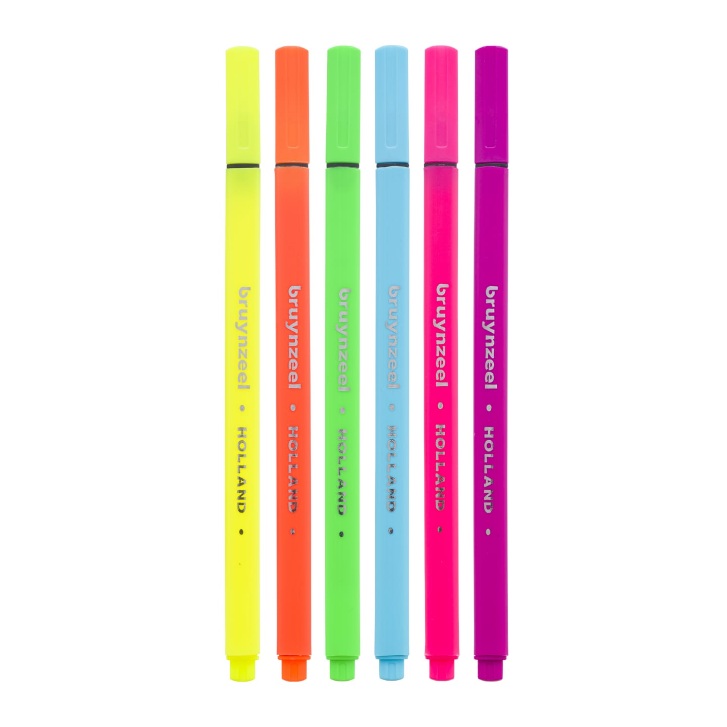 Набор капиллярных ручек Bruynzeel Teen Neon (линер 0.4мм) 6 неоновых цветов