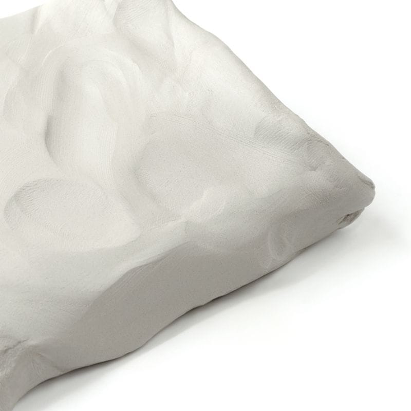 Глина для лепки MILAN застывает на воздухе цвет белый 400г в пластиковой упаковке