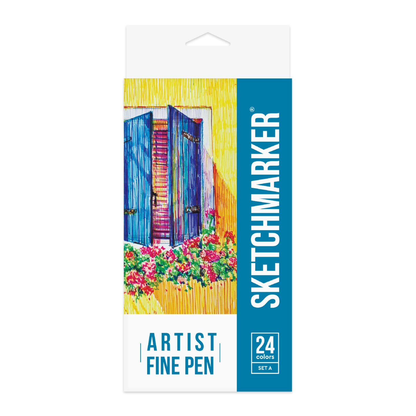Набор капиллярных ручек SKETCHMARKER Artist fine pen Basic 1 24цв