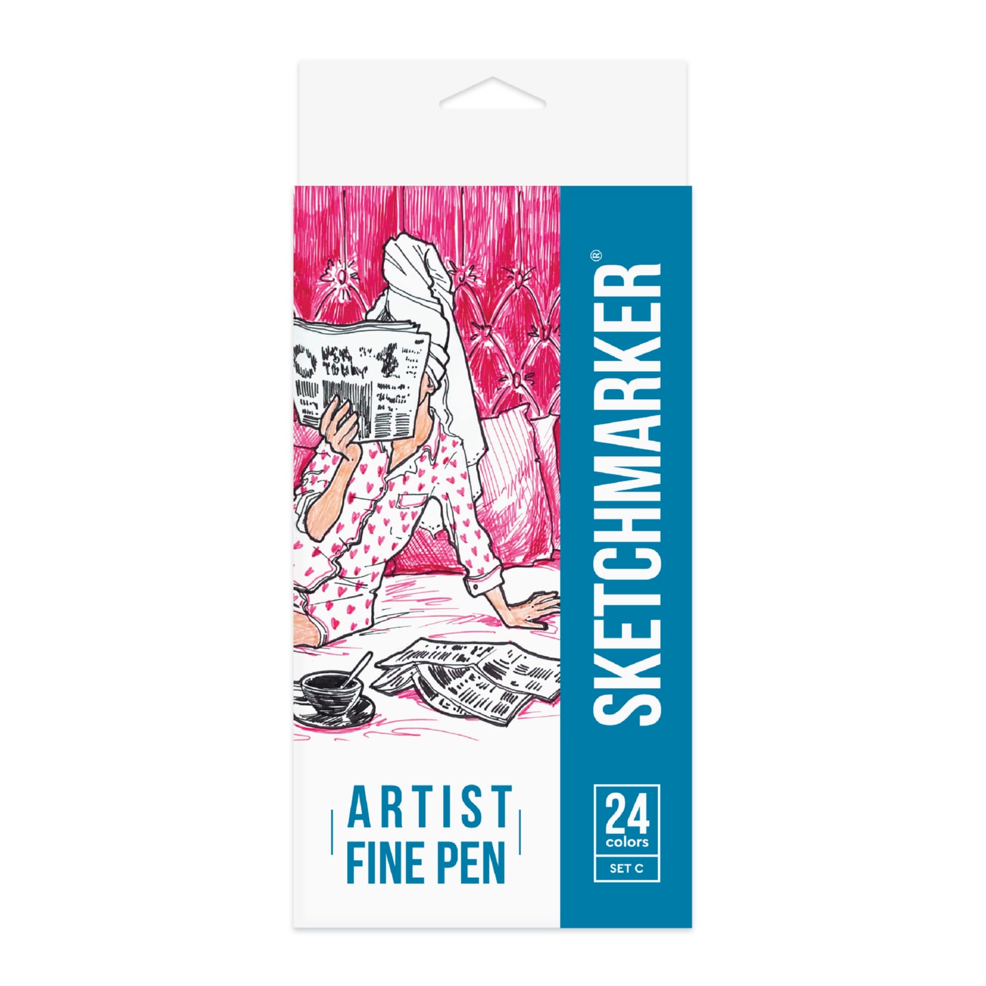Набор капиллярных ручек SKETCHMARKER Artist fine pen Basic 3 24цв