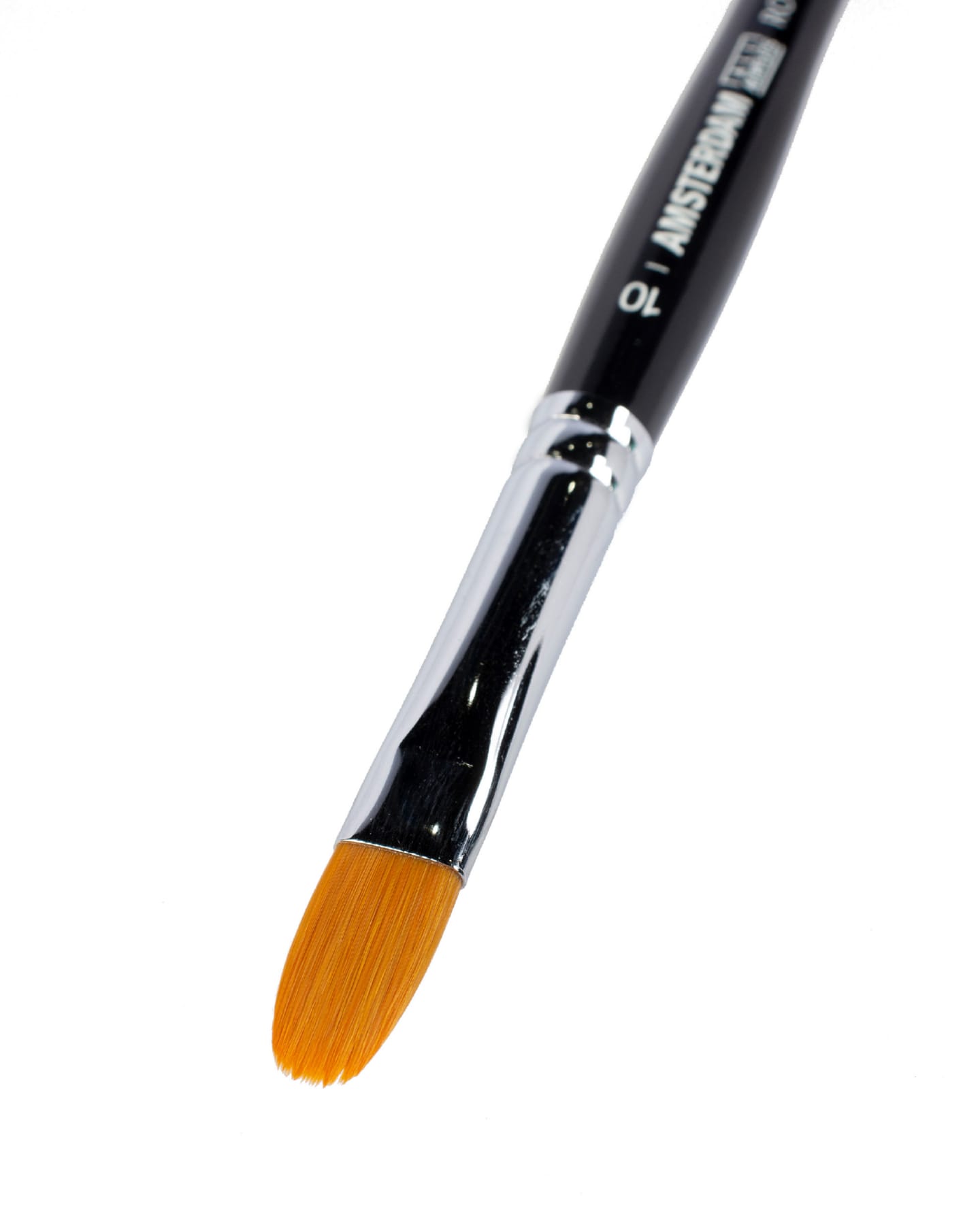 Кисть для акрила Amsterdam 343 синтетика мягкая овальная ручка короткая 5 шт/упак 15 размеров в ассортименте