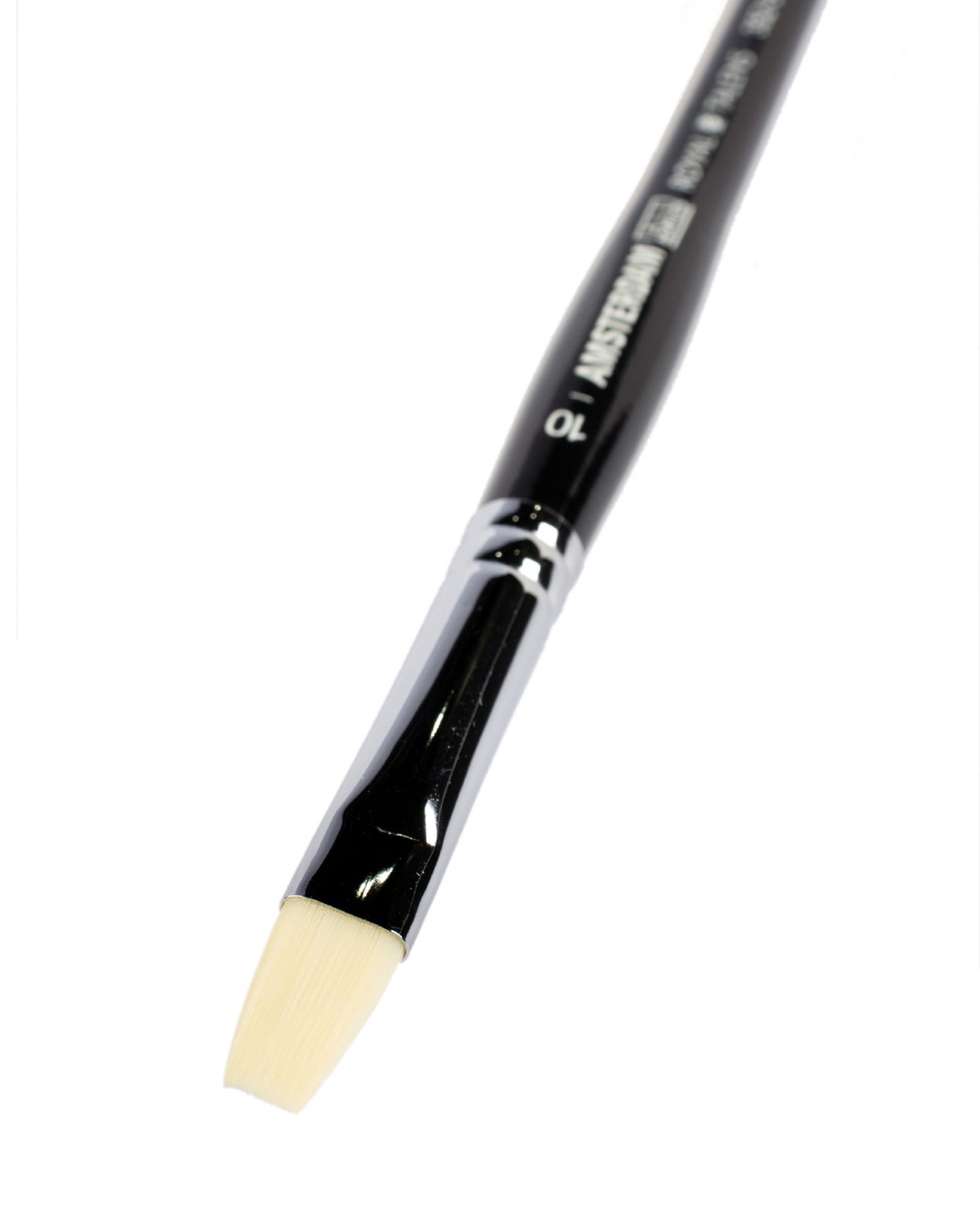 Кисть для акрила Amsterdam 352 жесткая синтетика плоская ручка короткая 5 шт/упак 9 размеров в ассортименте