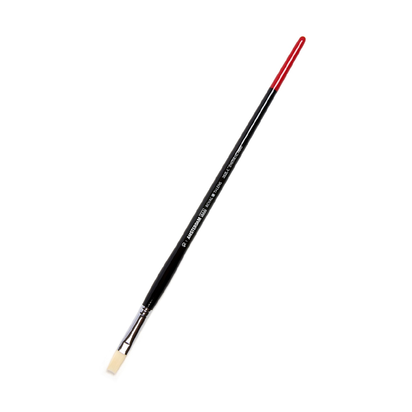 Кисть для акрила Amsterdam 352L жесткая синтетика плоская удлиненная ручка длинная 5 шт/упак 6 размеров в ассортименте