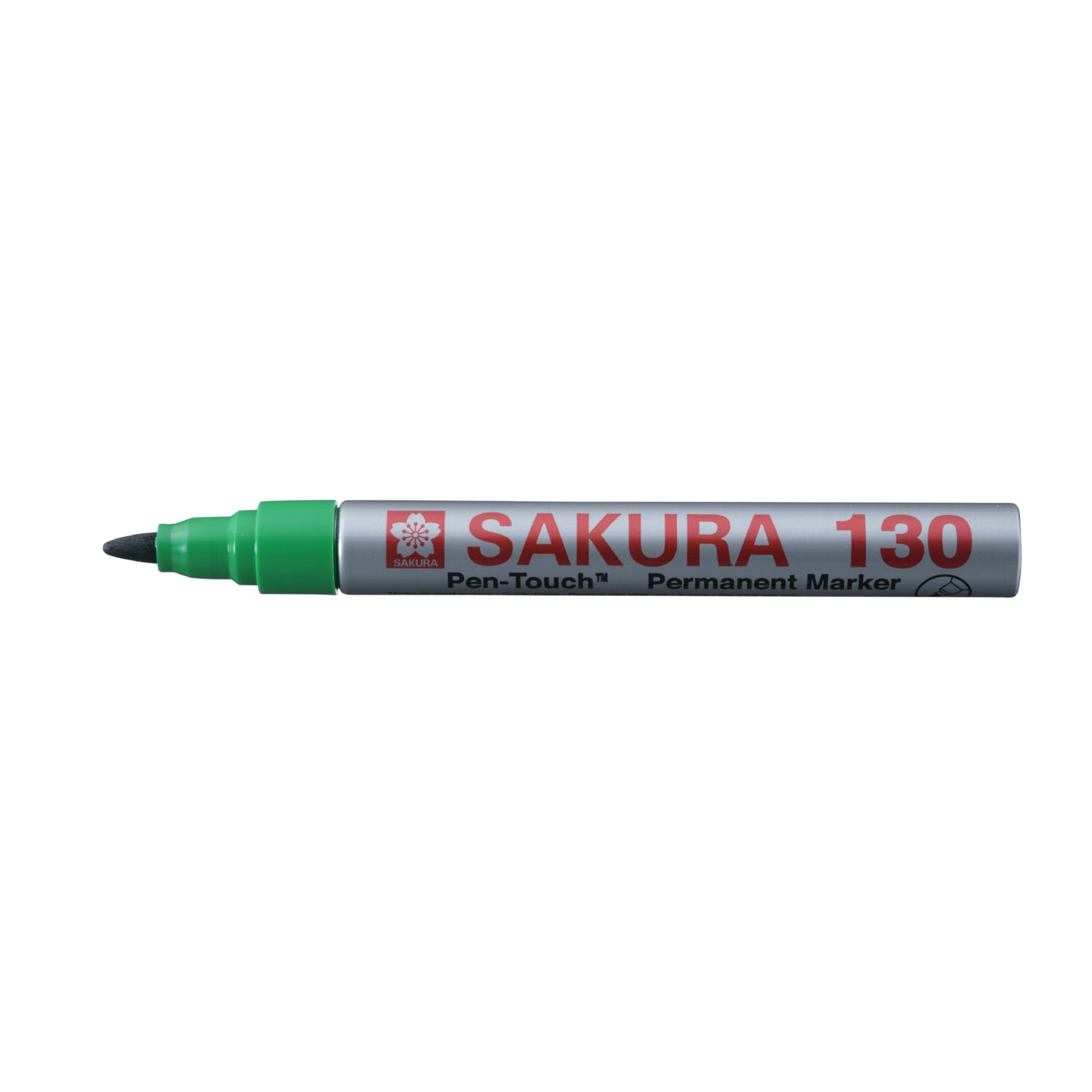 Маркер Sakura 130 перманентный для гладких поверхностей стержень 1.2мм 4 цвета в ассортименте