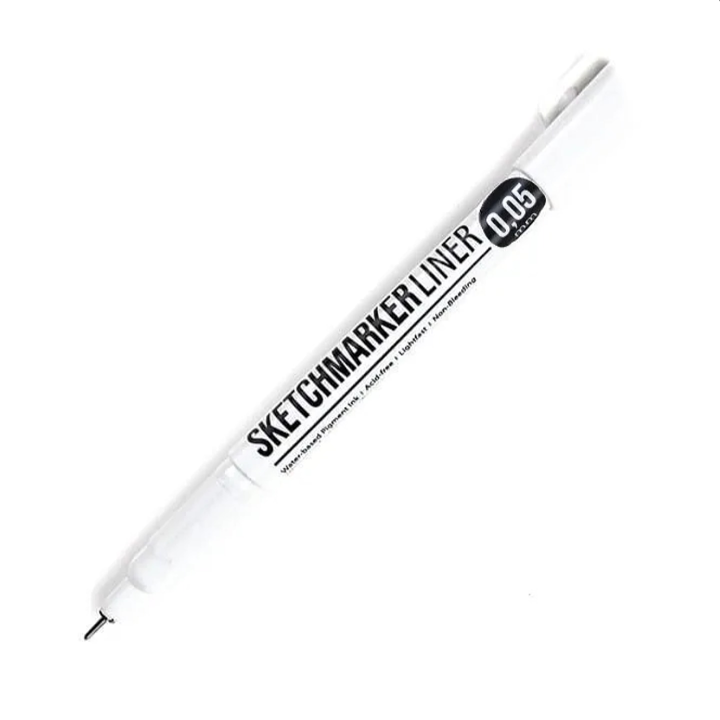Ручка капиллярная (линер) SKETCHMARKER черный 6 размеров в ассортименте