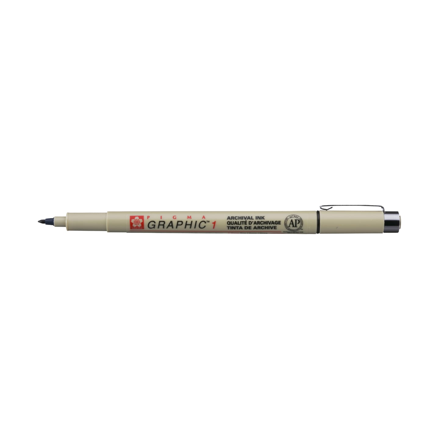 Ручка капиллярная Pigma Graphic Черный 12 шт/упак 3 размера в ассортименте
